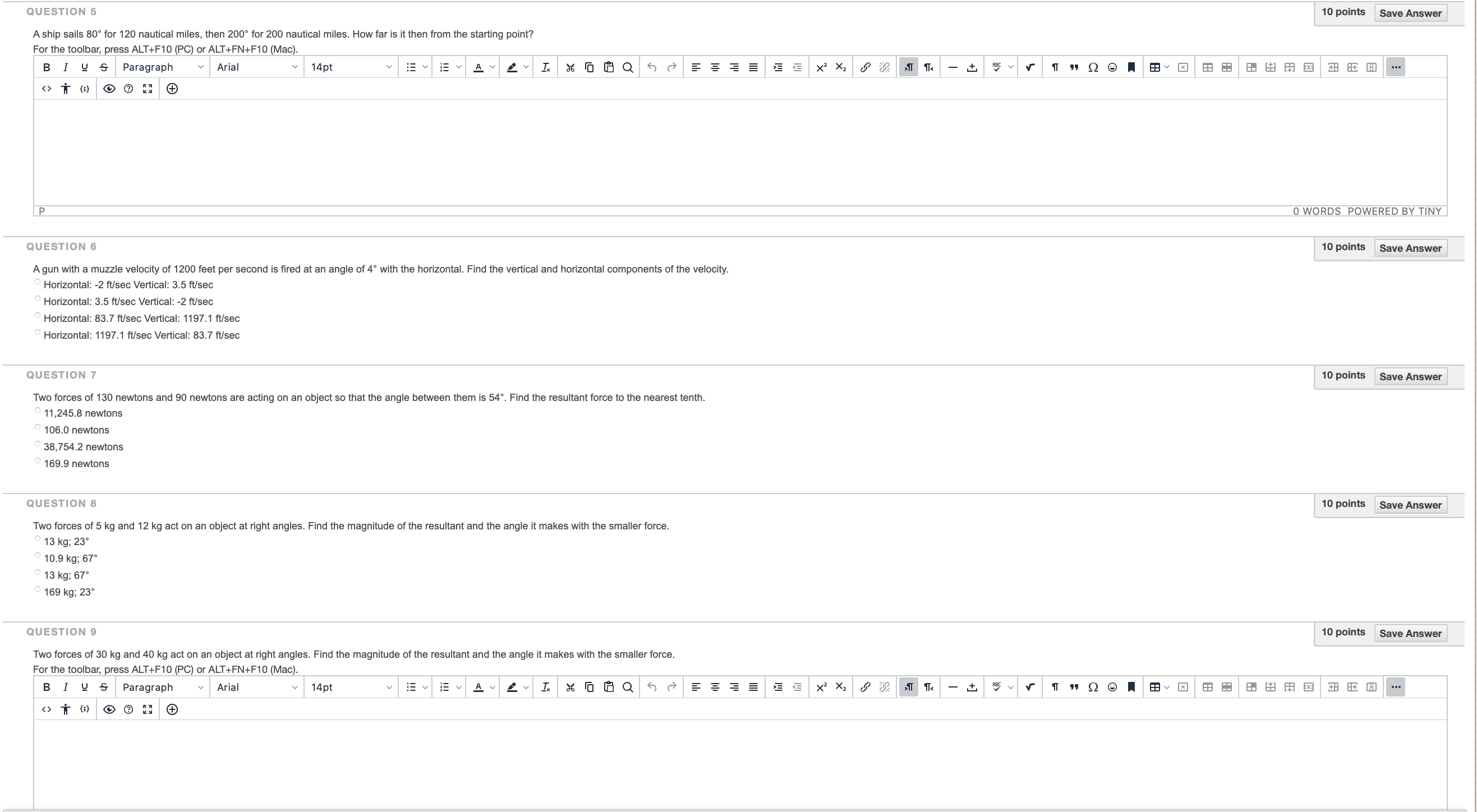 the vector that represents the velocity of an airplane descending at a