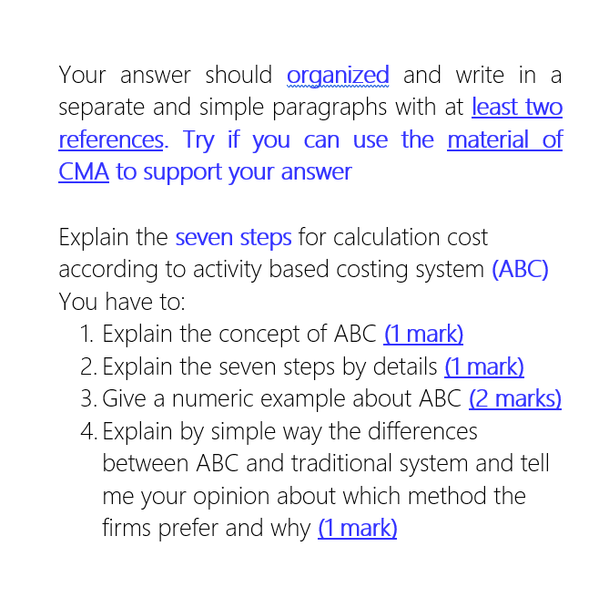 Please help me solve this question with separate paragraphs. and add