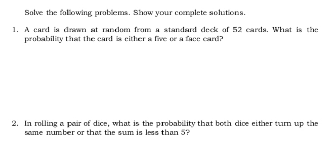 or three tails B. two heads or two tails C. one head