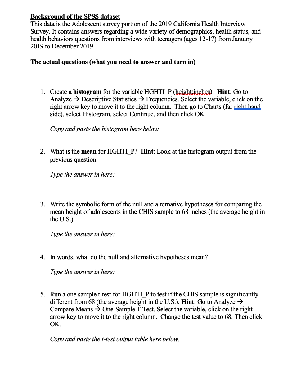 Reminders 1. In this assignment I give you hints about what to