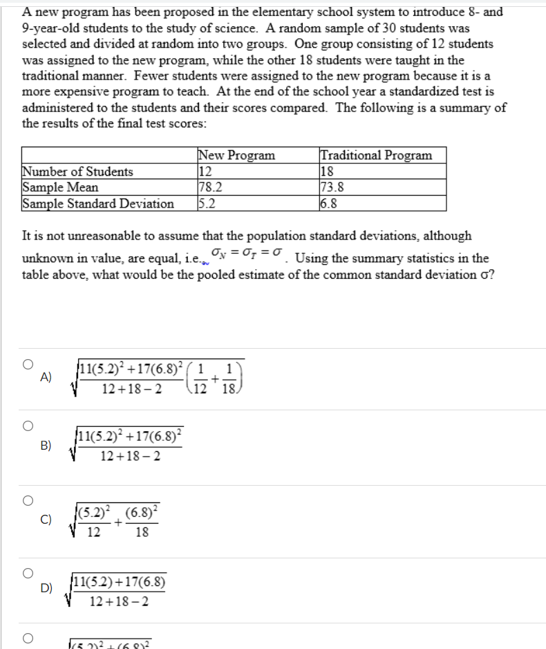 A new program has been proposed in the elementary school system