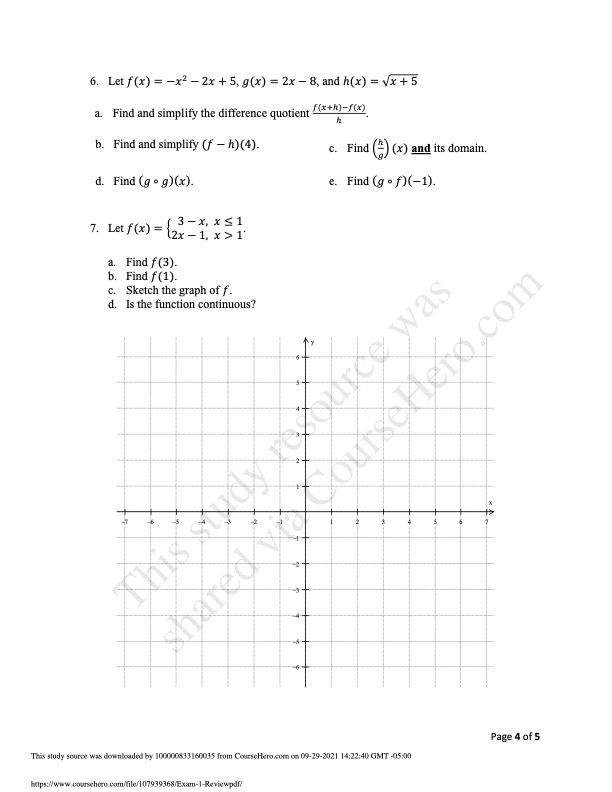 Hero.com U 2. Determine if each function is even, odd, or neither.