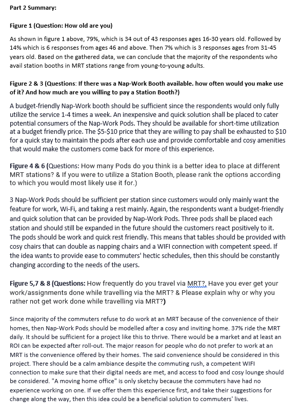 part of your work make a preliminary conclusion - based on your