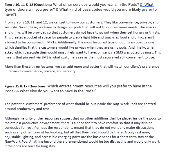 results, is it feasible to implement the idea you had? It does