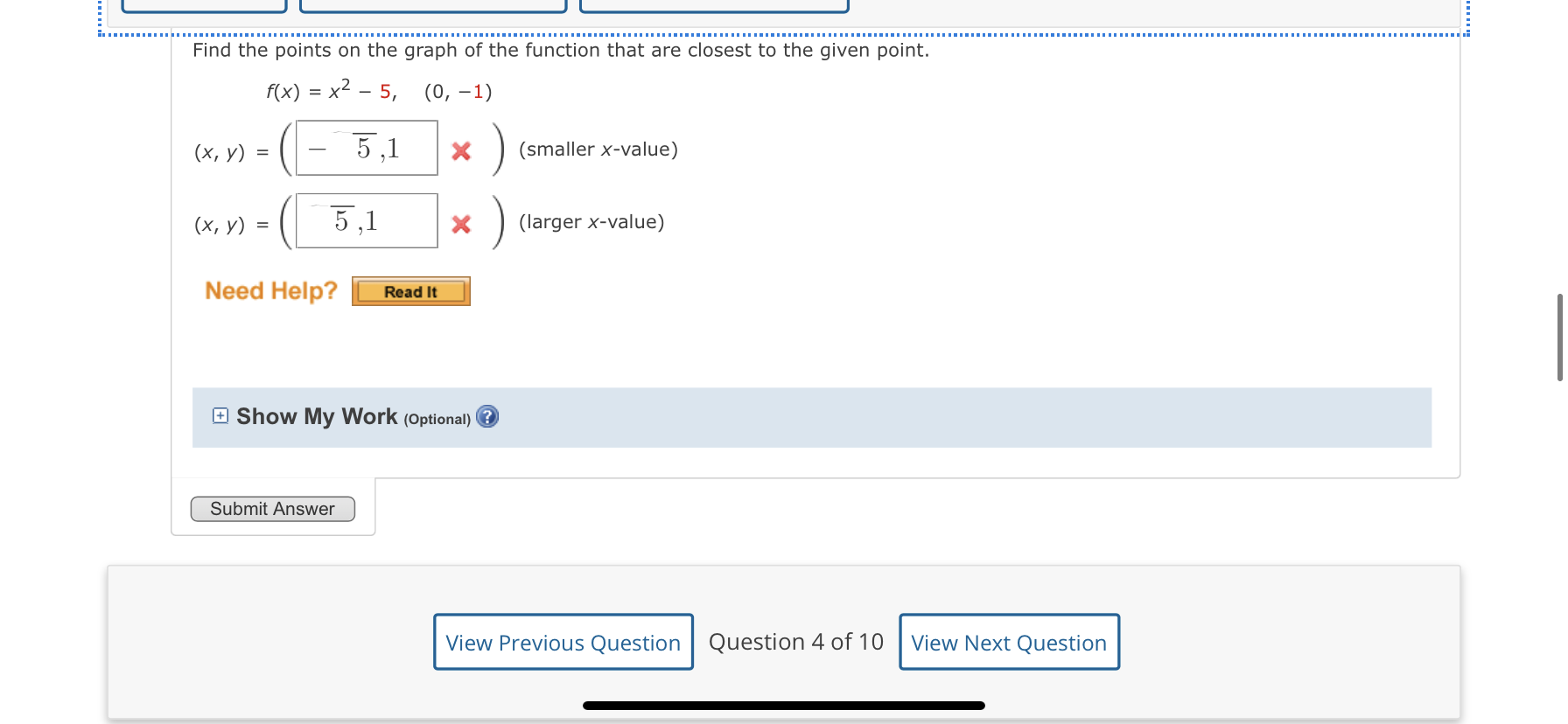 Find the points on the graph of the function that are