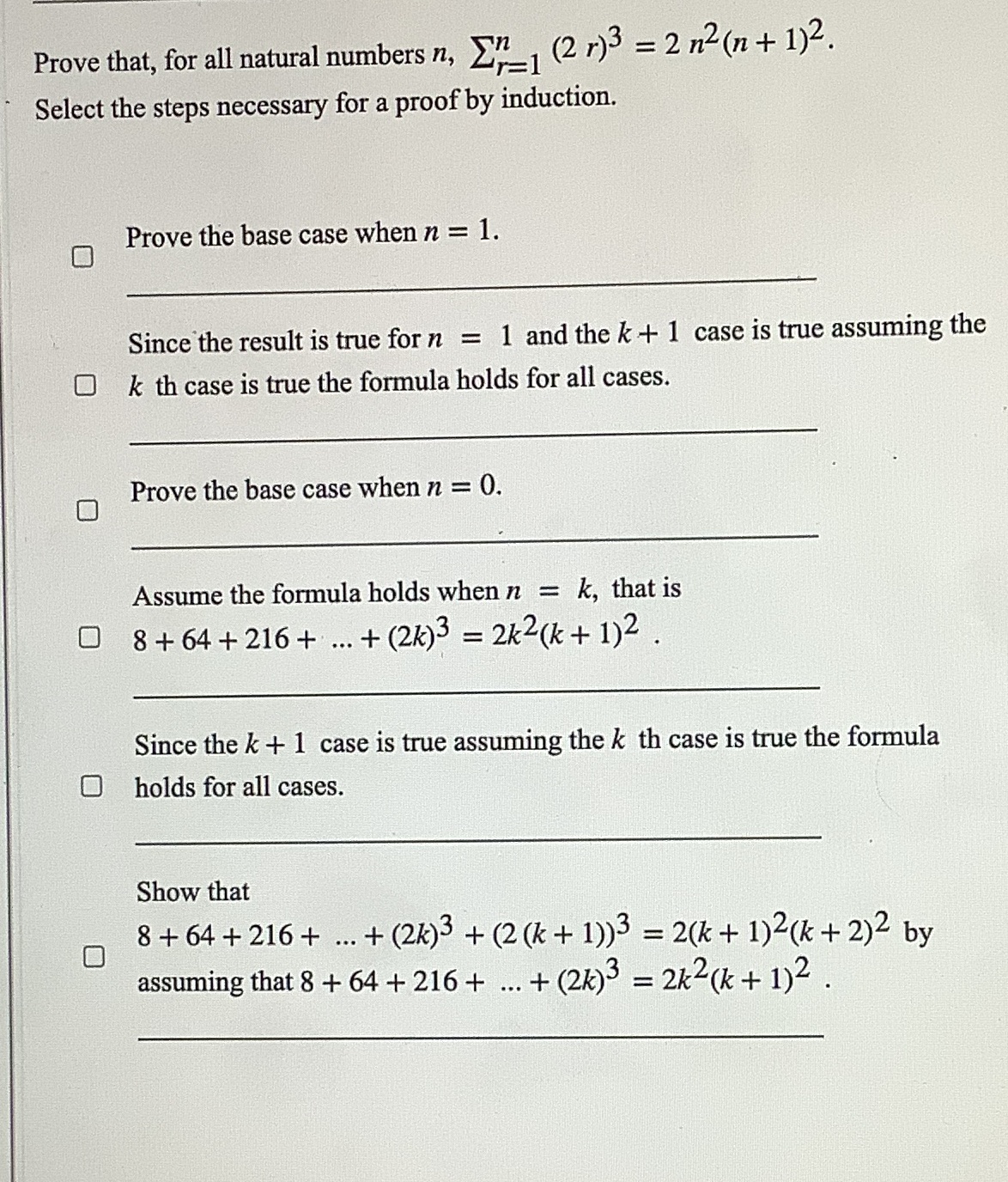 Prove that, for all natural numbers n, E?_(2 r)3 = 2