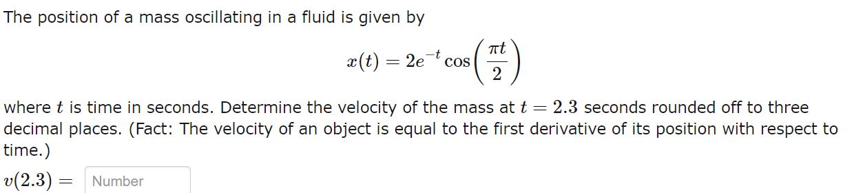 domain on which f is defined, determine the following: (Type innity for