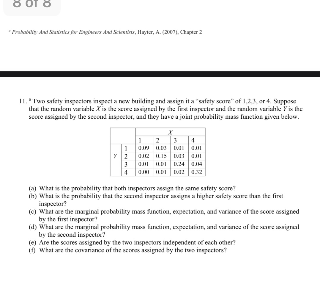 " Probability And Statistics for Engineers And Scientists, Hayter, A. (2007),