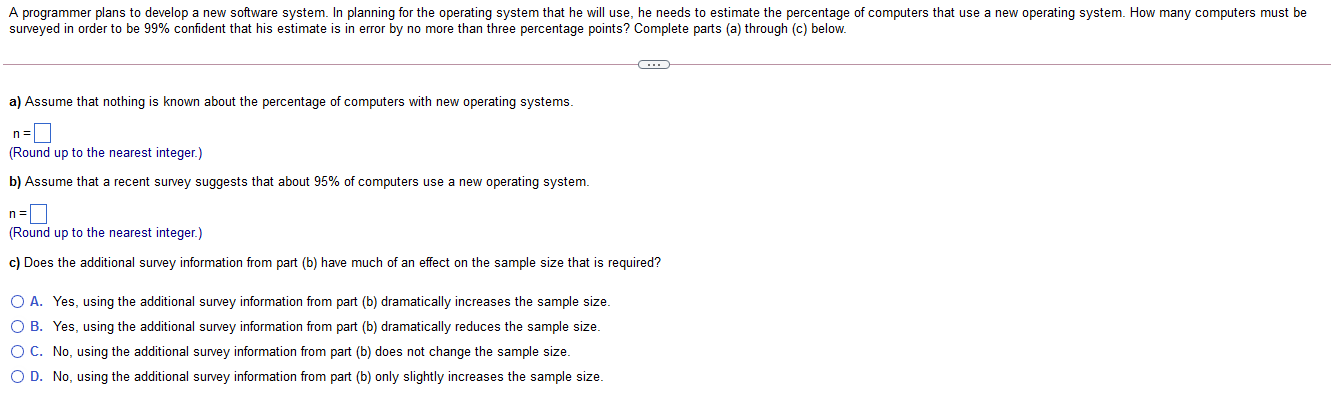  A programmer plans to develop a new software system. ln planning