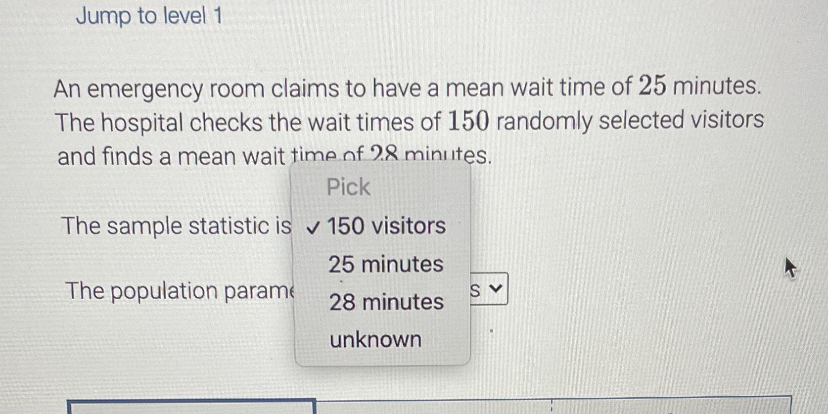 I think I'm right? Help please Jump to level 1 An emergency