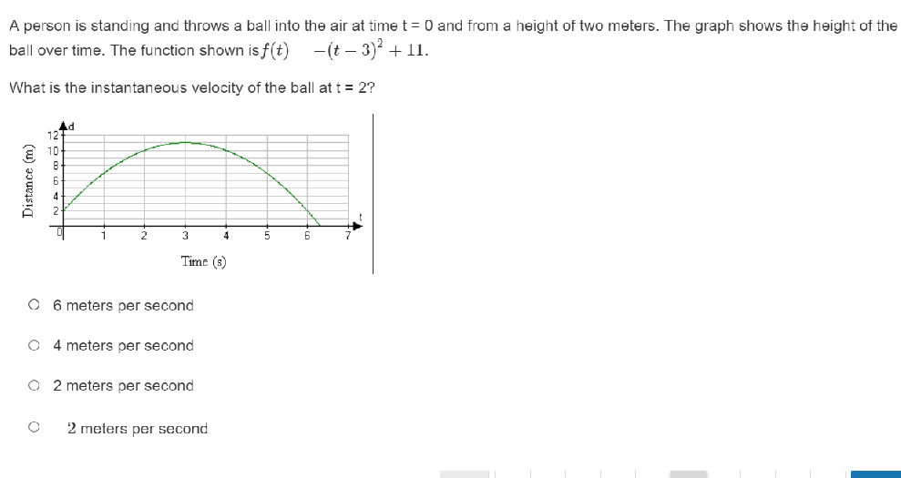 ~ -2.1A person is standing and throws a ball into the air
