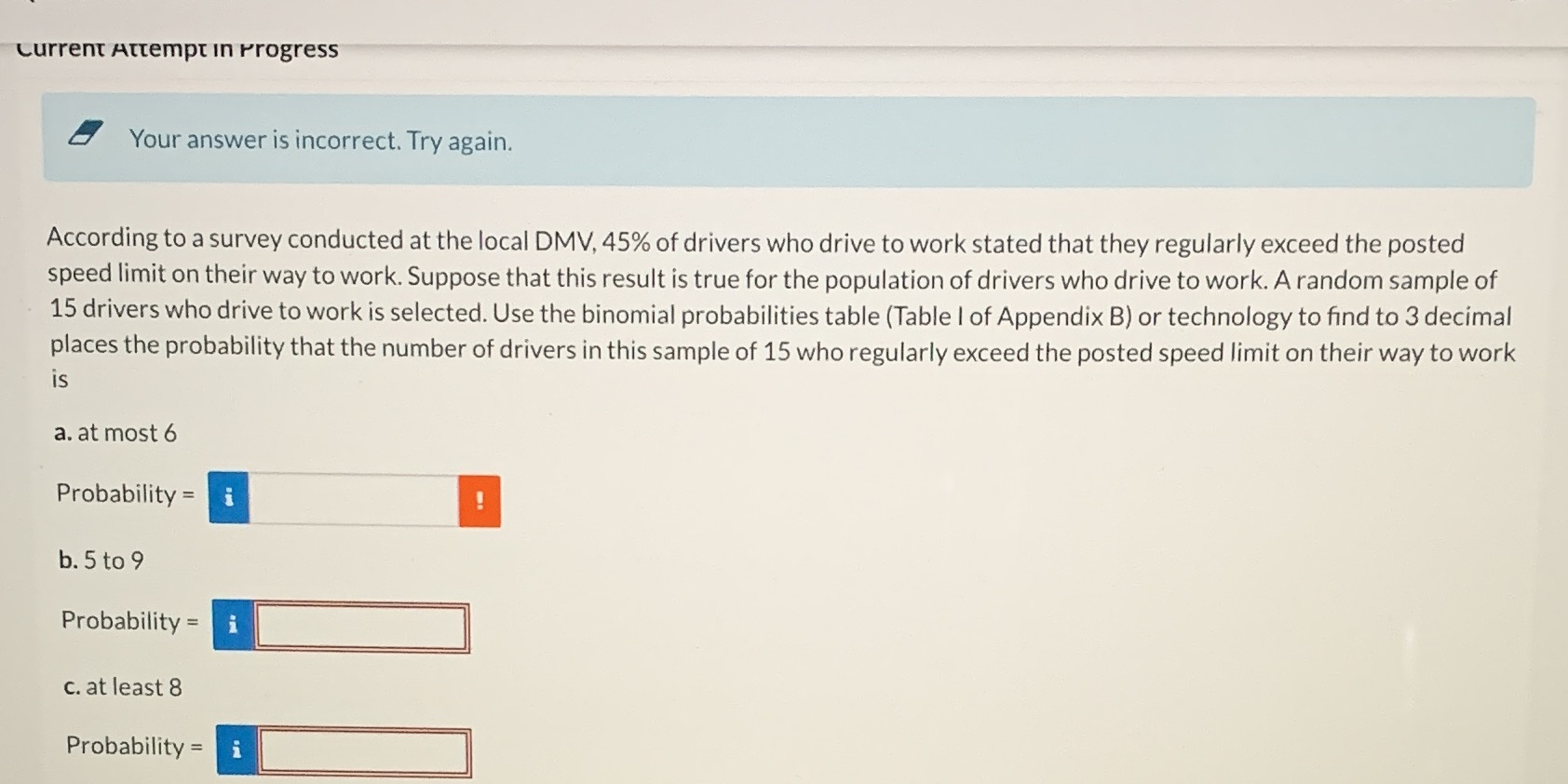 I'm having trouble reading a z table (appendix b) to find these
