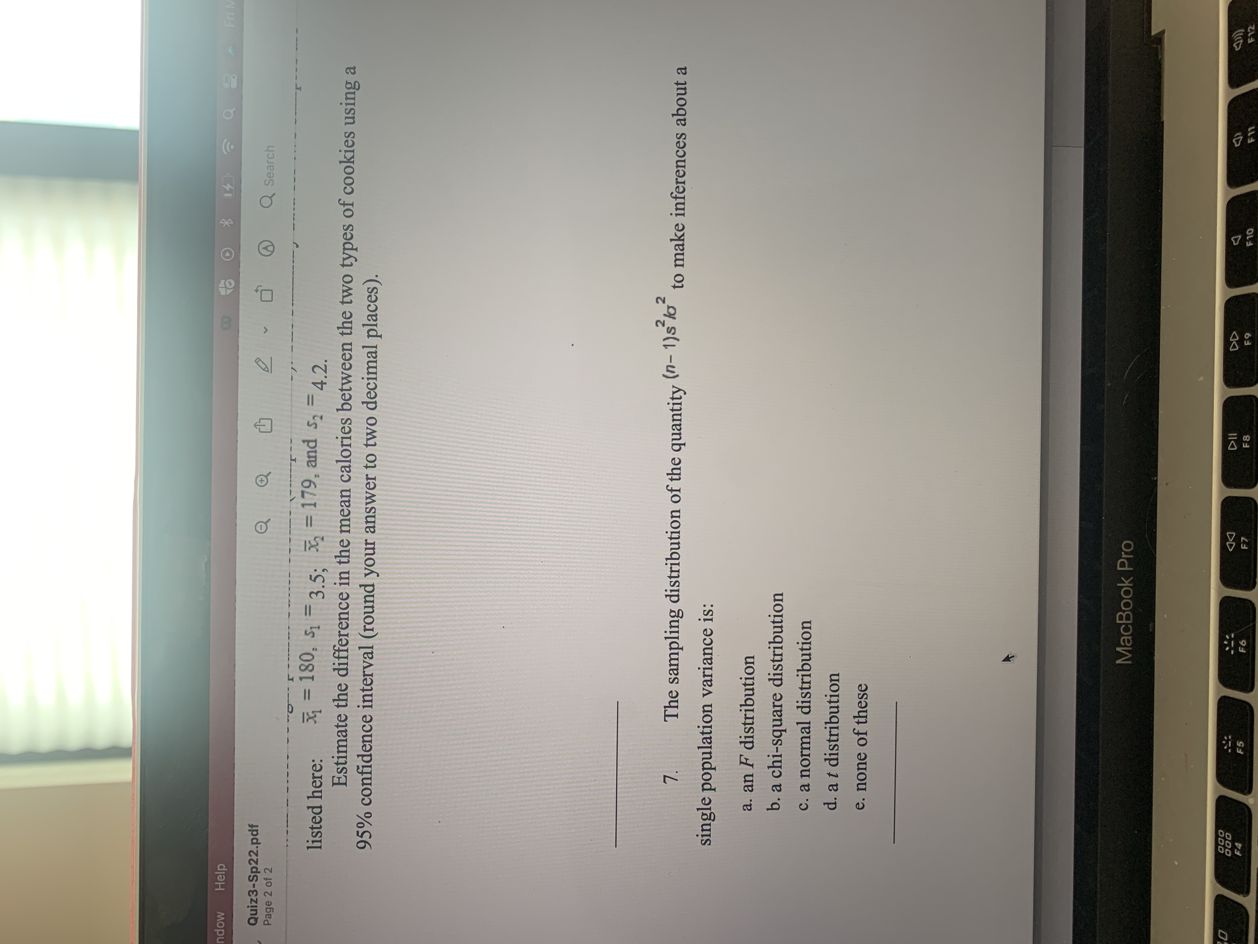 wants to determine a proportion of defective parts that are coming off