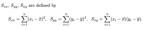 Please help with the following question : Sar, Syy, Sry are defined