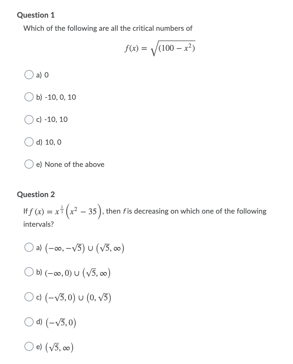 Please answer the questions below ASAP, make sure they are right as