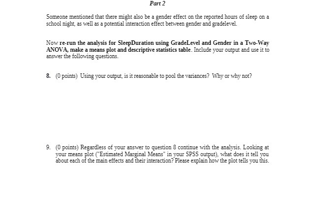 Part 2 Someone mentioned that there might also be a gender