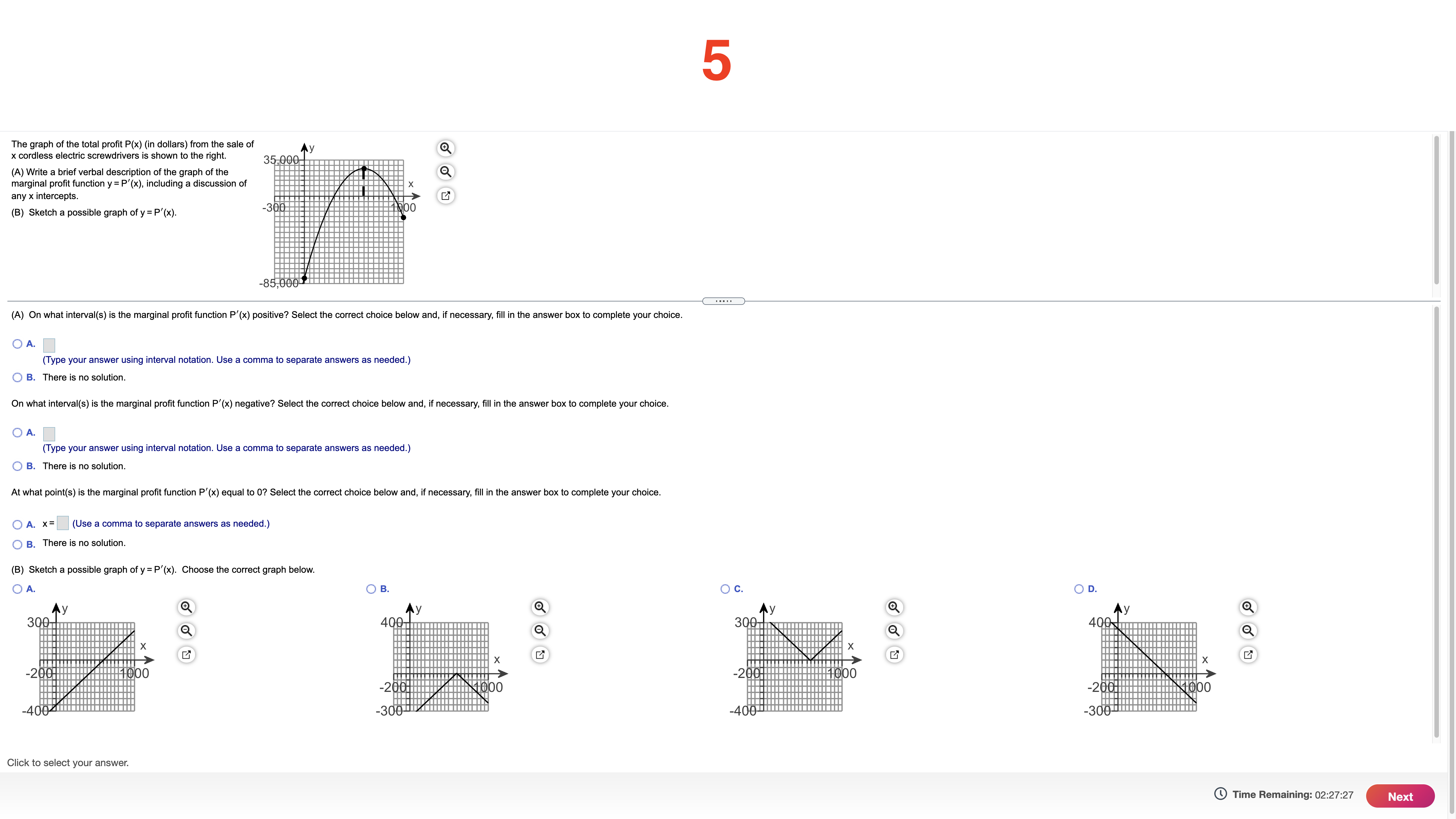 f(x) is shown to the right. Identify the intervals on which f(x)