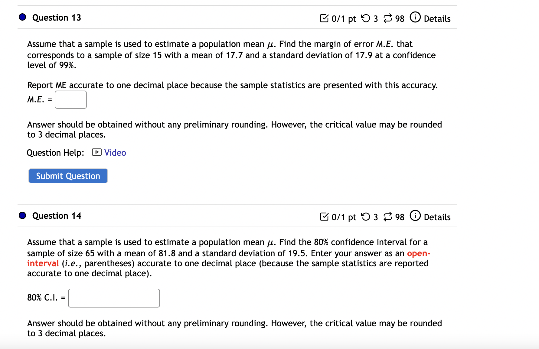 earned by a serving staff at a diner. Find the margin of