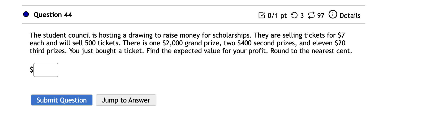 Try with the formula, but check your answer with the one -