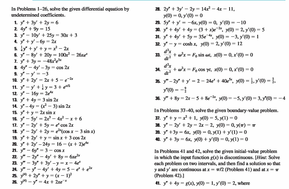 Please solve the following problems with the method mentioned in their respective