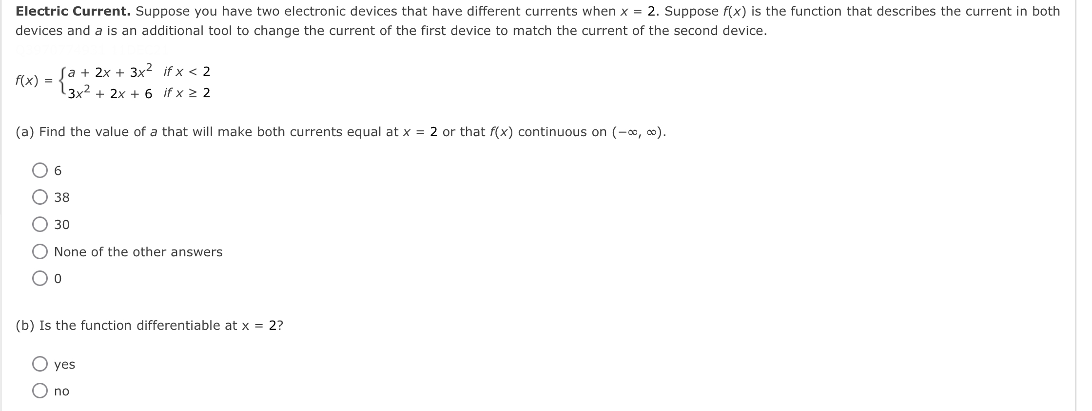 Electric Current. Suppose you have two electronic devices that have different