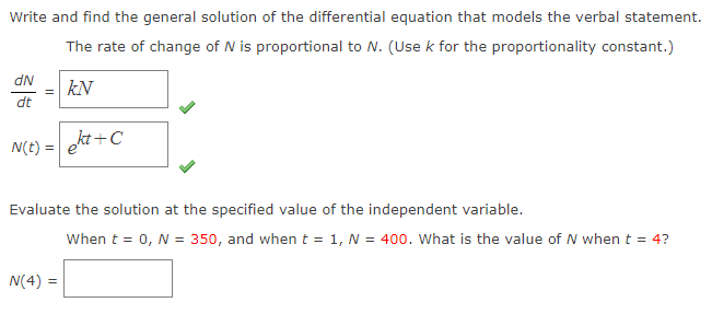 How do you solve for k when there is a +C? Write