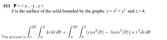 of JJs (x2 +y? + =?) dS ifS is the first octant