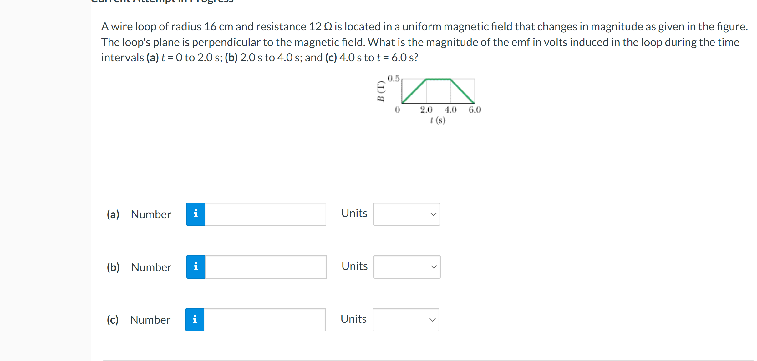 Can someone solve these please Thank you! A wire loop of radius