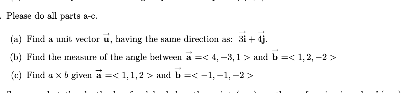 help with the following three problems. Please show me the steps so