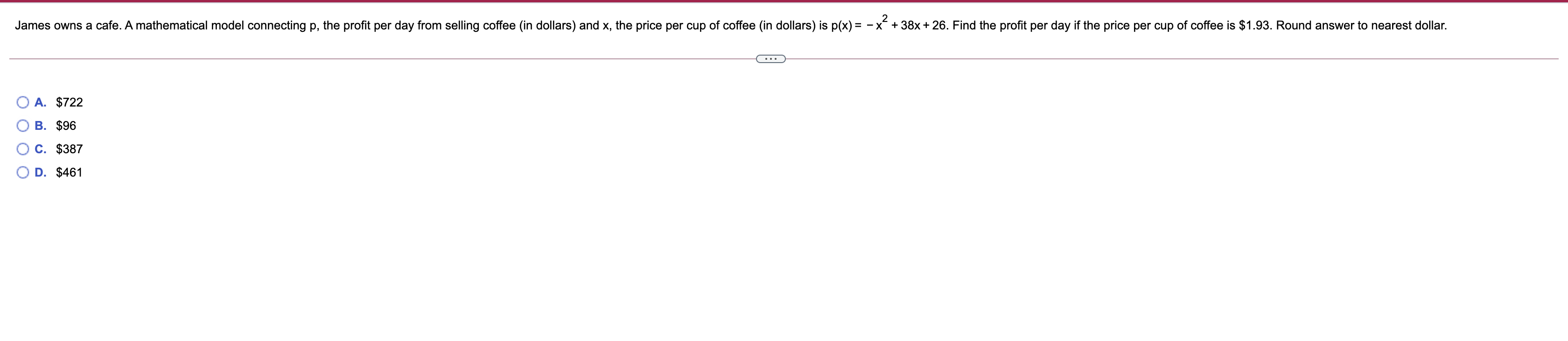 dollars of subscribing to cable TV, using x movie channels. Find the