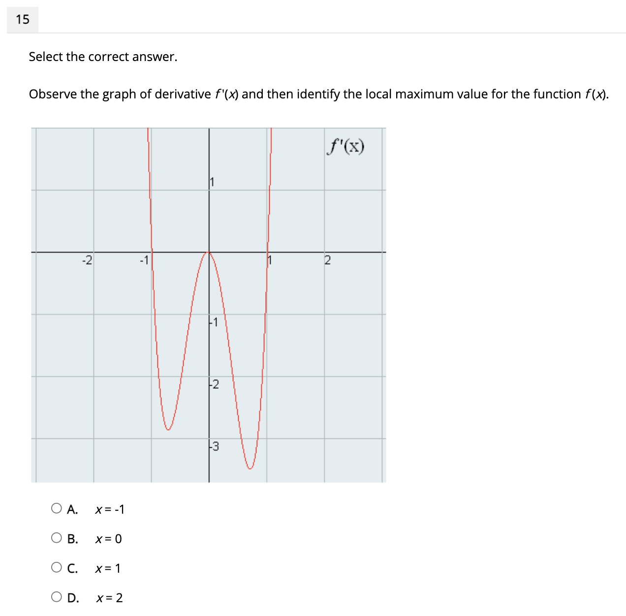 -1 1 2 3 4 5 6 7 -1 2 O A.