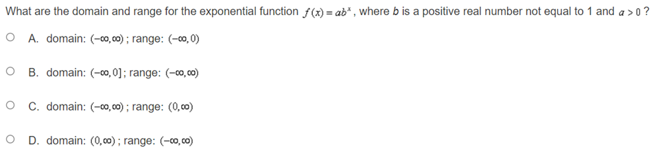 = ab" . where b is a positive real number not equal