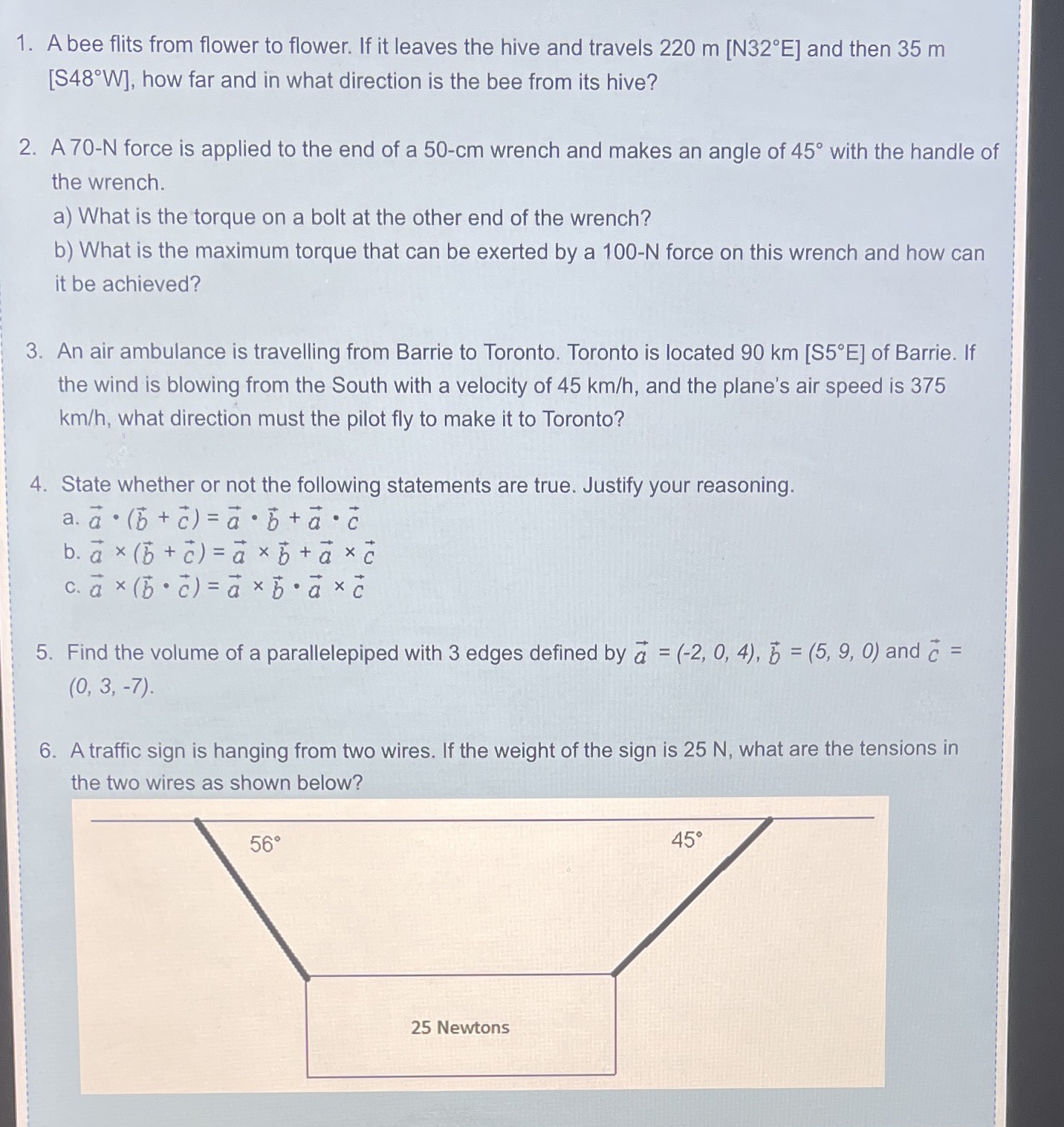 Hello I need some help with these 6 questions. If you could