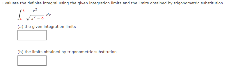 I assume the normal way to do integrals is integration limits, what