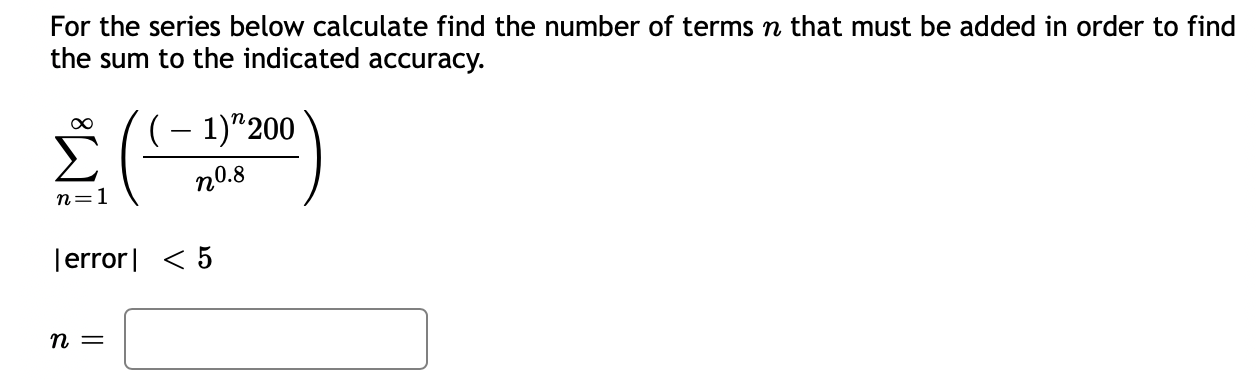 of convergence R of the series. 13: Su ose that = c