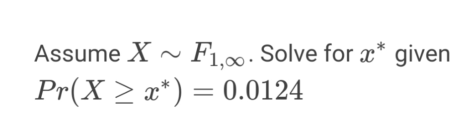 Assume X Fl 00. Solve for c* given Pr(x 2 ) =