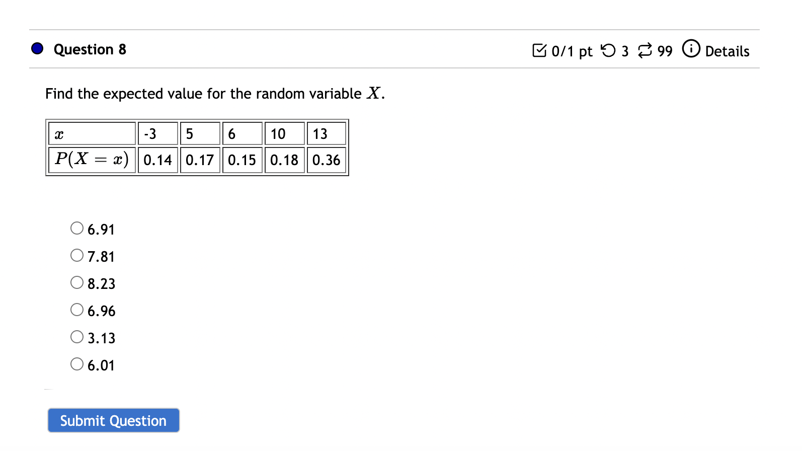 Let X be the net amount of money won or lost by