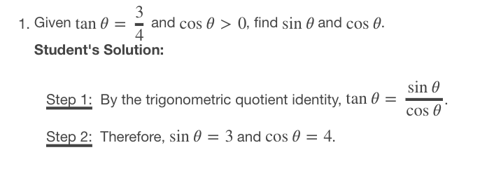 Is this solution correct? If not, what step(s) are wrong? What are