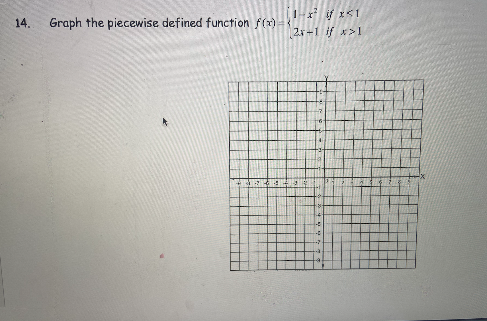 the quadratic function in standard form and sketch its graph. Identify the