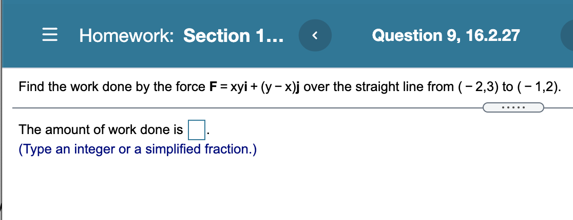 field F = x iyj along the curve x=y2 from (0,0) to