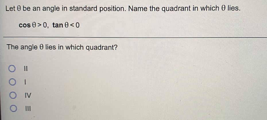 of C = 29 each of the six trigonometric functions of 0.