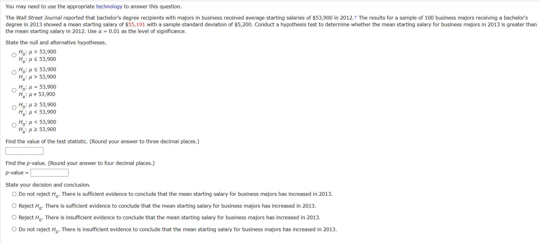 industries is currently $24.57. Suppose we take a sample of employees from