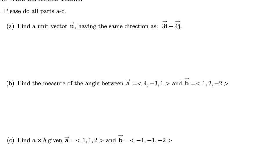 Hello, I need help with the following two homework question for my