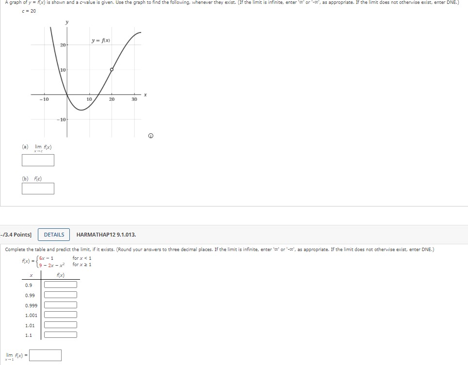 please solve for all A graph of y = Rx) is shown