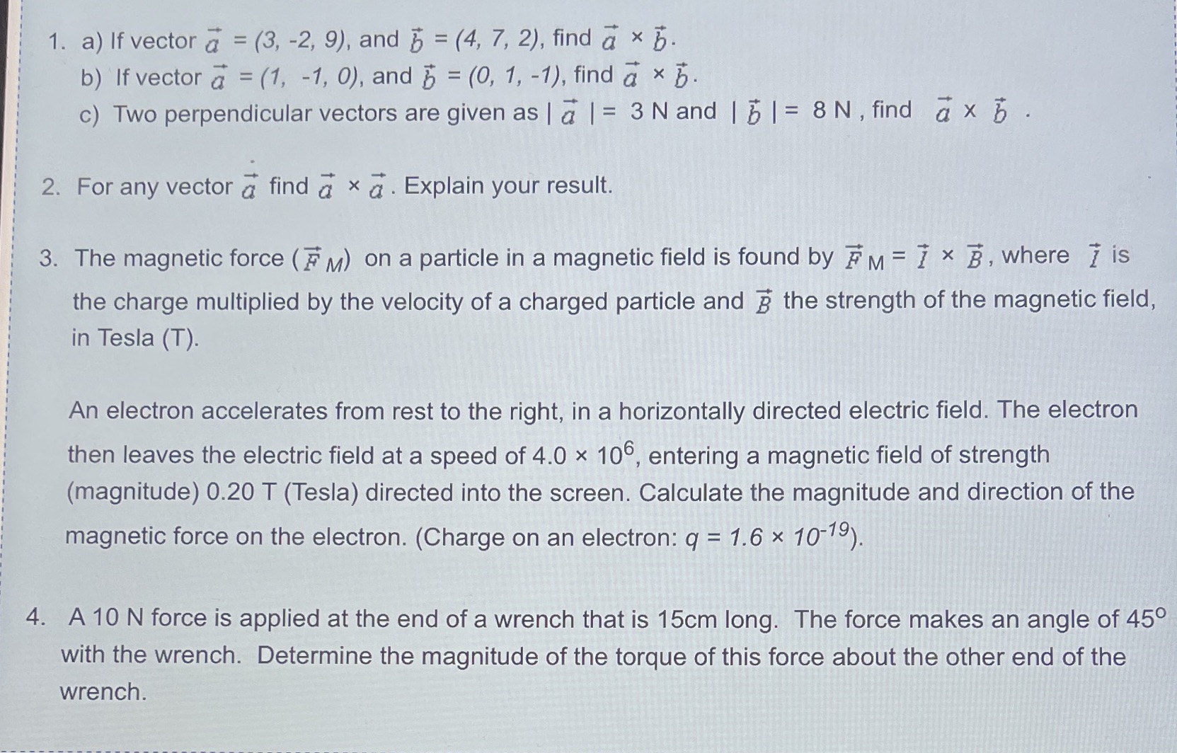 Hello I need some help with these 4 questions. If you could