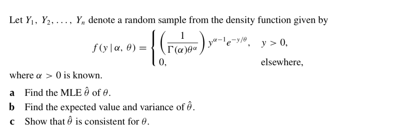  Let Y I , Y2, . . . , Y\" denote