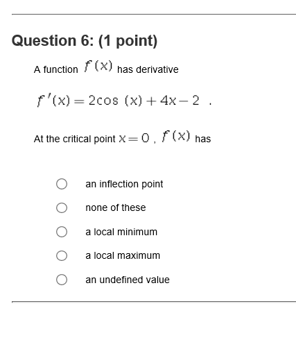(1 point) Find the derivative of e 2x O 202x O ex
