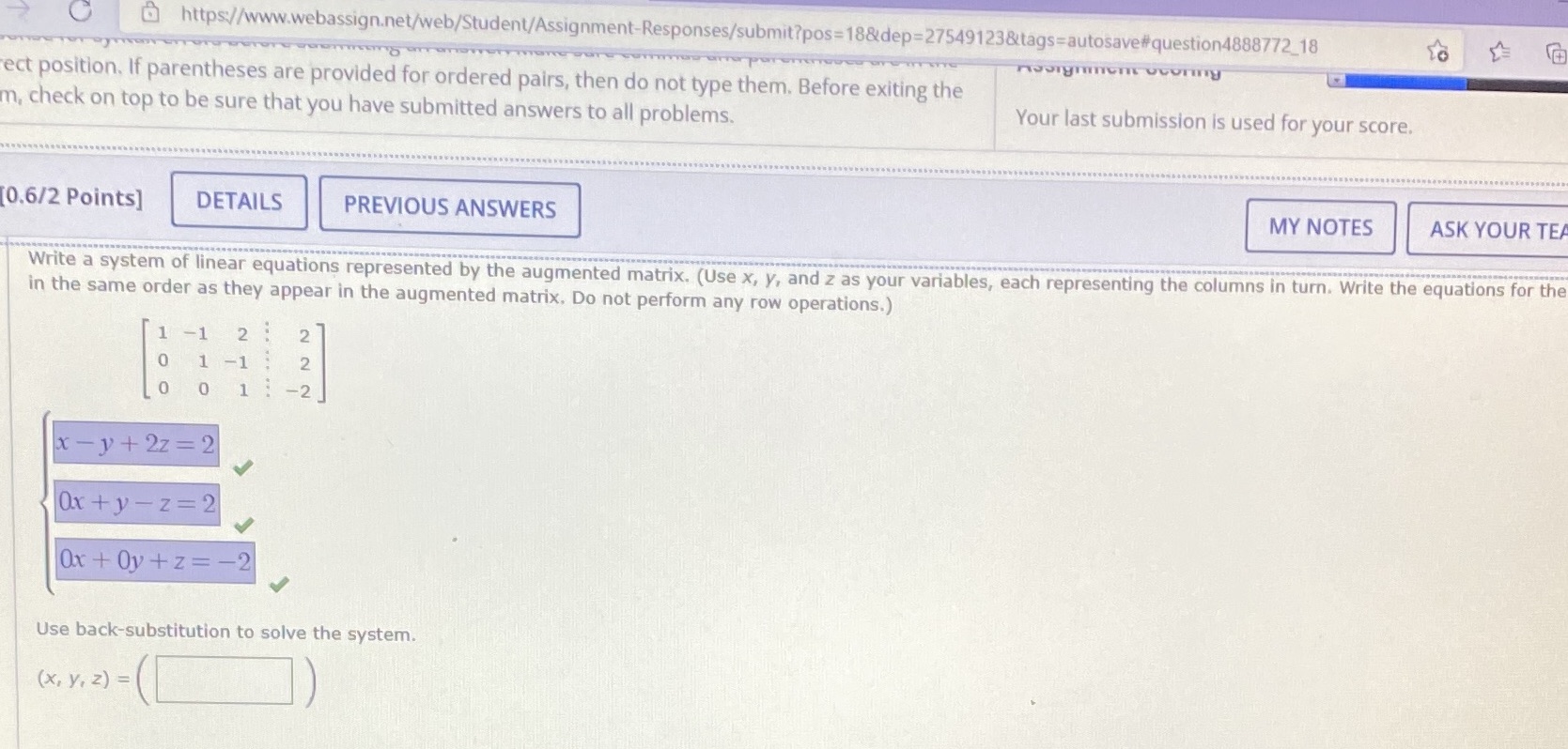 pls answer ASAP. im on a timed test. https://www.webassign.net/web/Student/Assignment-Responses/submit?pos=18&dep=27549123&tags=autosave#question4888772_18 ect position. If