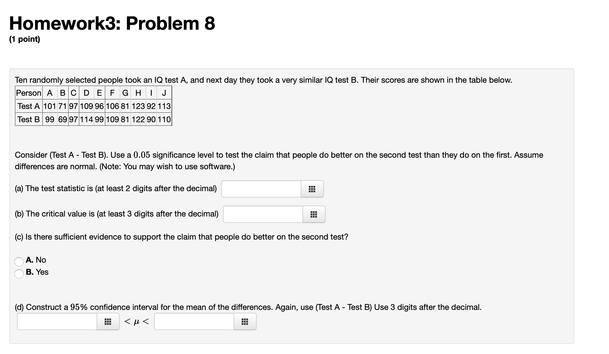 than a competing national online bookstore. The professor randomly chooses required texts