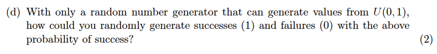 here that 0 = 0.7. This is the geometric distribution. (a) Find